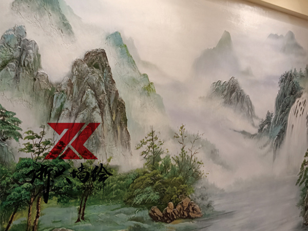杭州市萧山区别墅排屋浮雕壁画